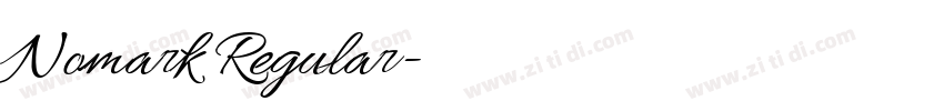 Nomark Regular字体转换 Nomark Regular字体转换